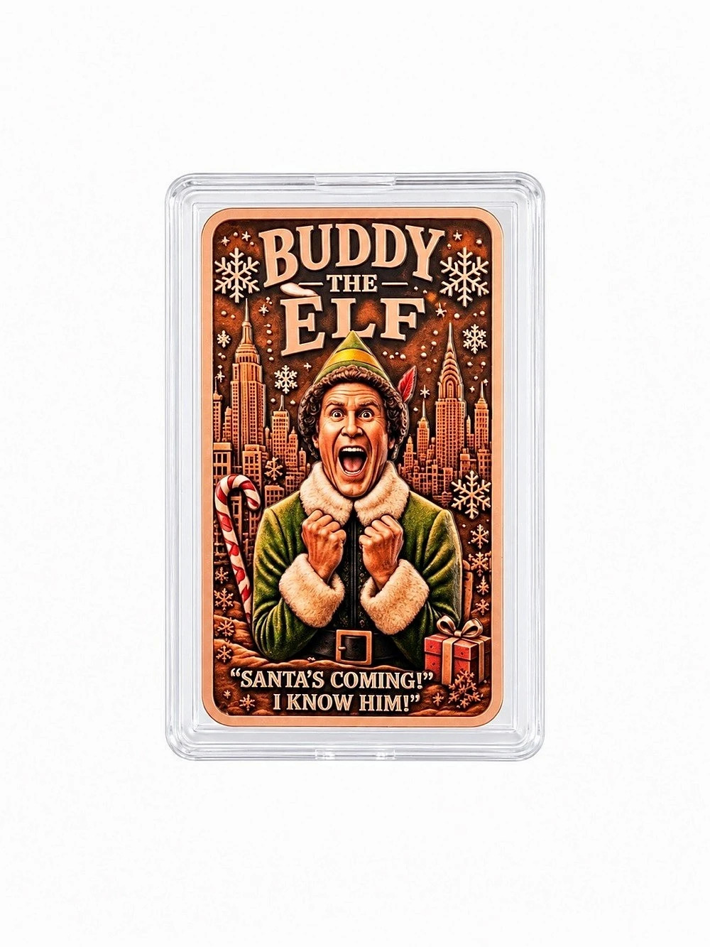Buddy the Elf 1 AVDV oz.999 Fine Copper Bar